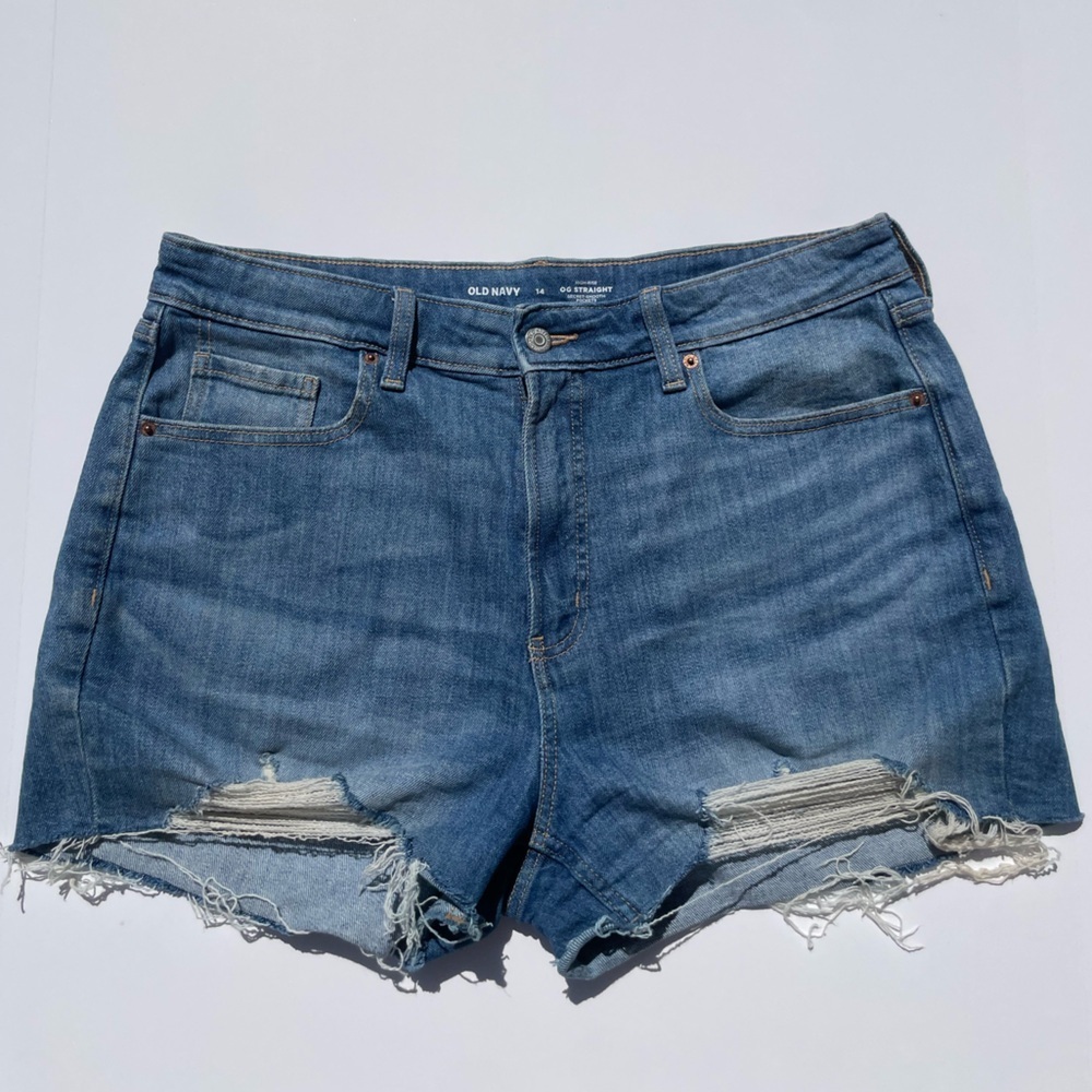 Old Navy High-Waisted OG Jean Cut-Off Shorts | 3-inch inseam